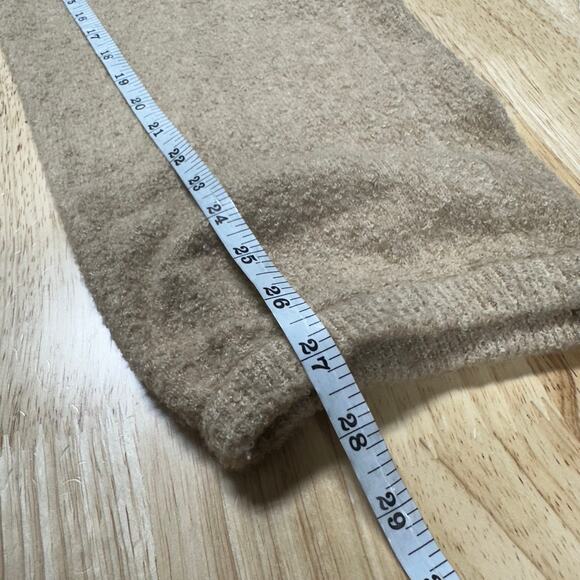 Barefoot Dreams NWOT Ecochic Jogger Pant Soft Camel Size L Ribbed Elastic Waist - Picture 8 of 8